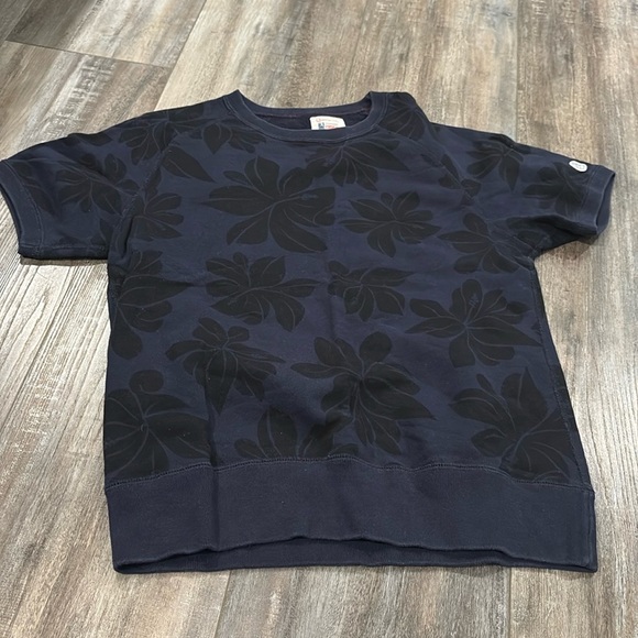 Todd Snyder x Champion Mens Hawaii Hibiscus Navy French Terry size XS - Picture 1 of 9